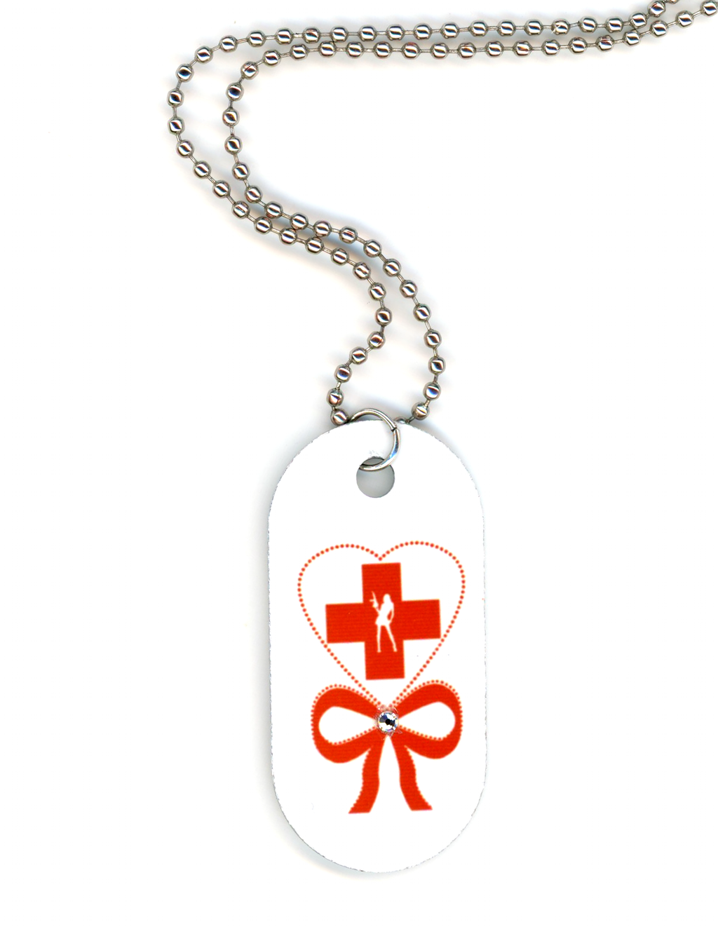 ⊹ protected heart dog tag ⊹